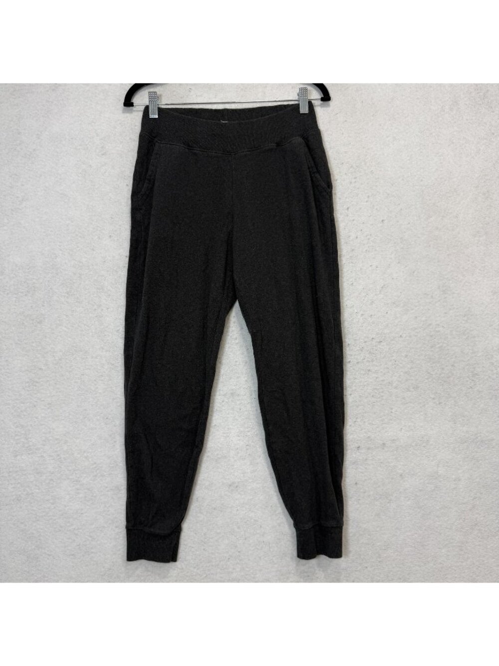 Pact Jogger Pants Womens Medium Gray Organic Cotton Elastic Waist Cuffed Lounge